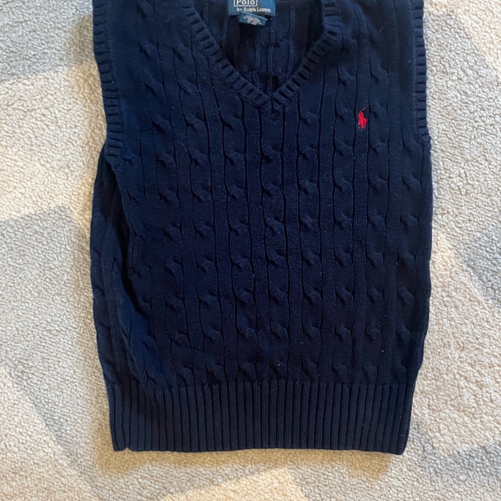 Polo by Ralph Lauren Boys Navy Sweater Vest